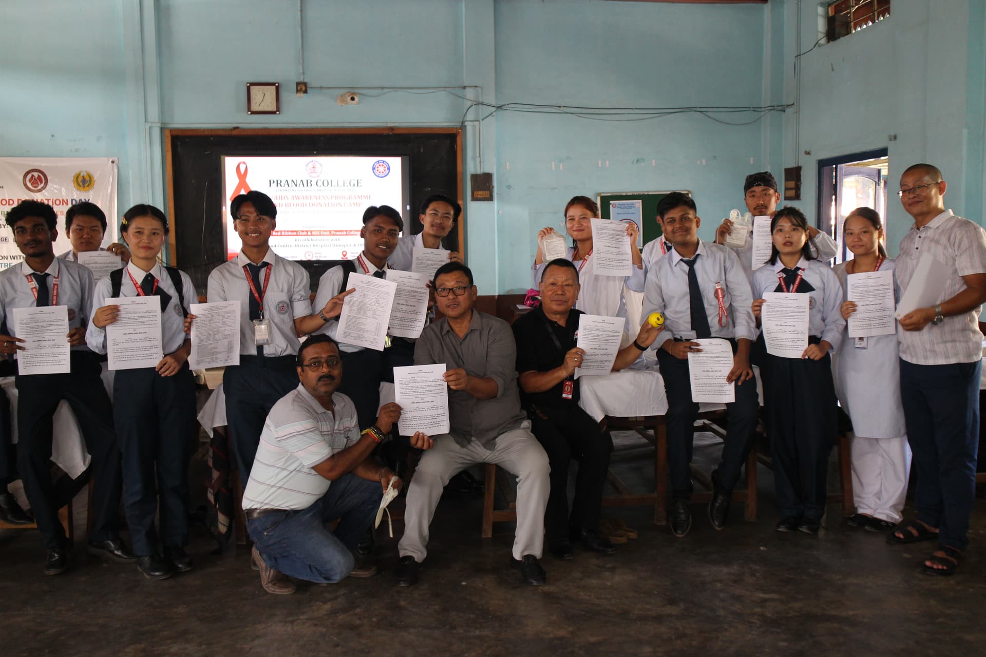 HIV AIDS awareness programme and Blood Donation Camp