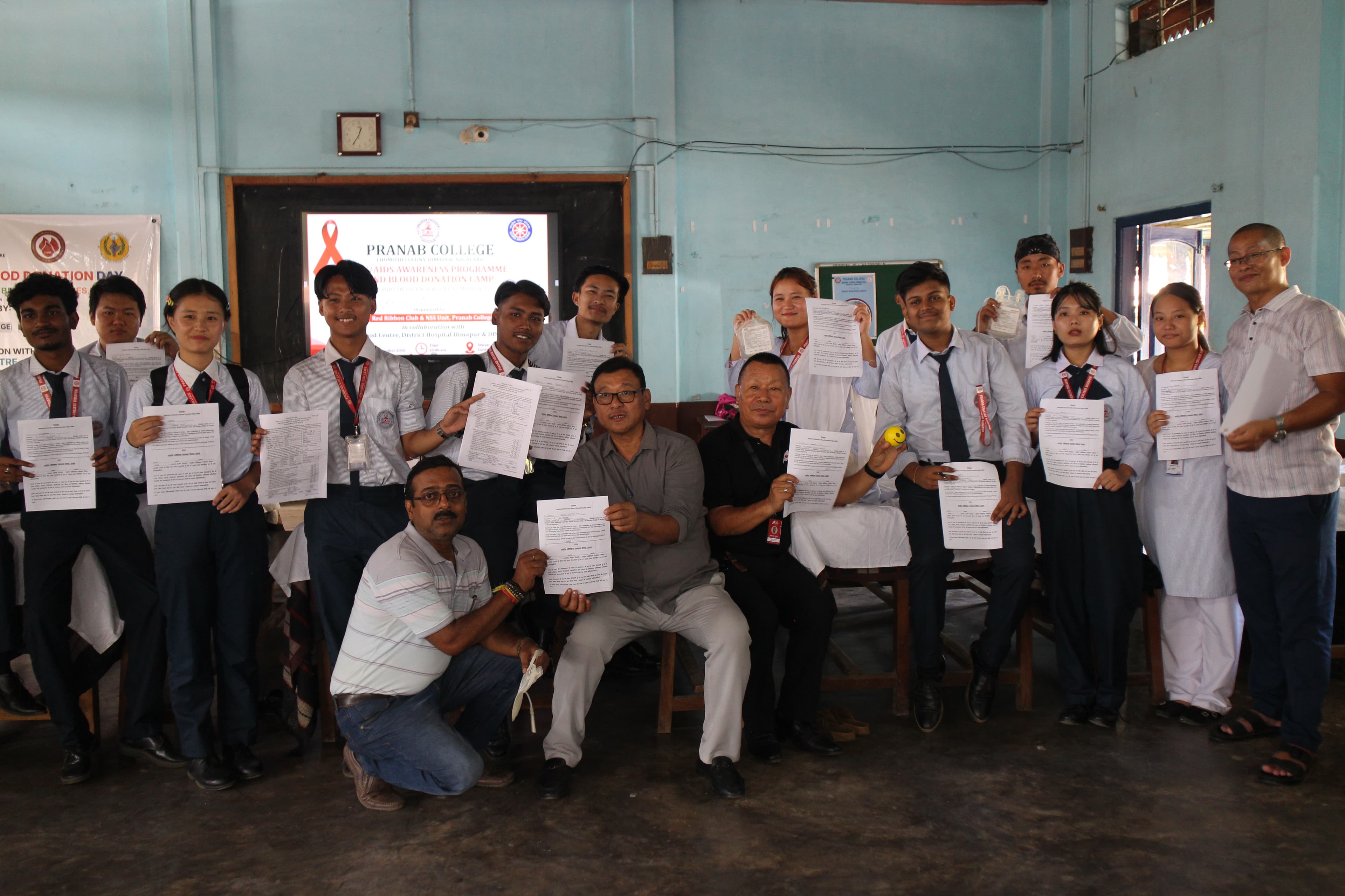 HIV/AIDS awareness programme and Blood Donation Camp